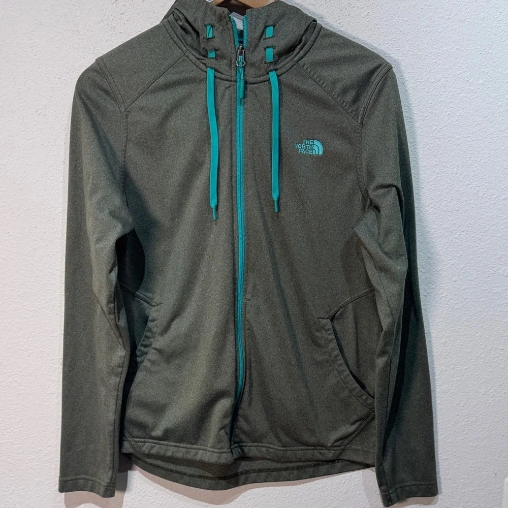 The North Face Mezzaluna fleece Hoodie size Large